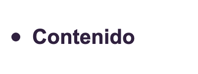 Contenido