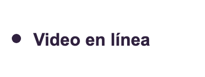 Video en línea
