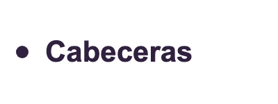 Cabeceras