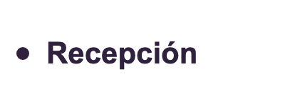 Recepción