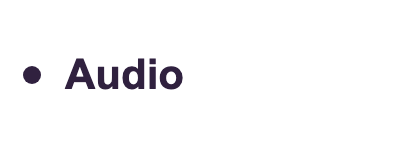 Audio