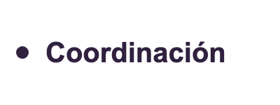 Coordinación
