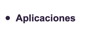 Aplicaciones